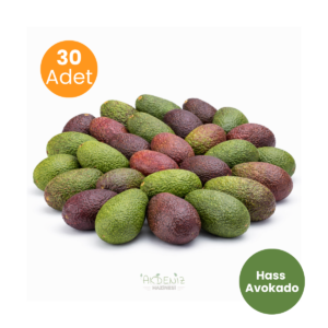 30 Adet Yerli Hass Avokado (120–160 g) | Taze Hasat