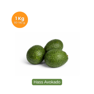 Hass Avokado (100–140 g) | 1 Kg | Orta Boy | Taze Hasat